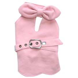 LOLA B. | Vestido Rosa para Perro con Moño y Cinturón - Talla L | Disfraz y Chaleco para Mascota | Ropa para Perro Chico