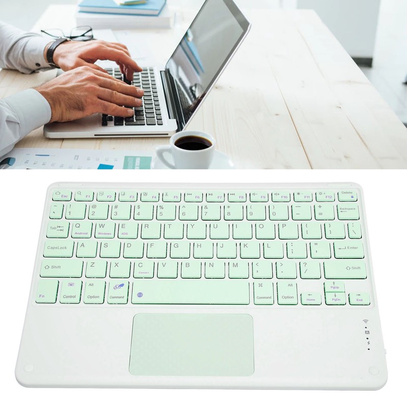 Bluetooth Keyboard with Touchpad 78 Keys Ultra Slim Silent Portable