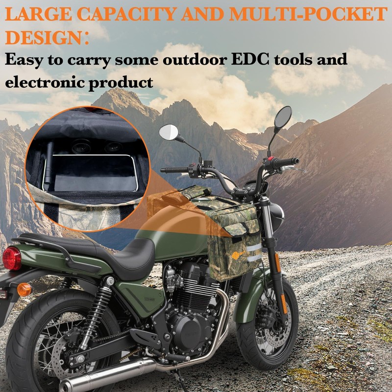 ATV Saddle Bag with Map Pouch & Cooler, Water-Resistant Hunting
