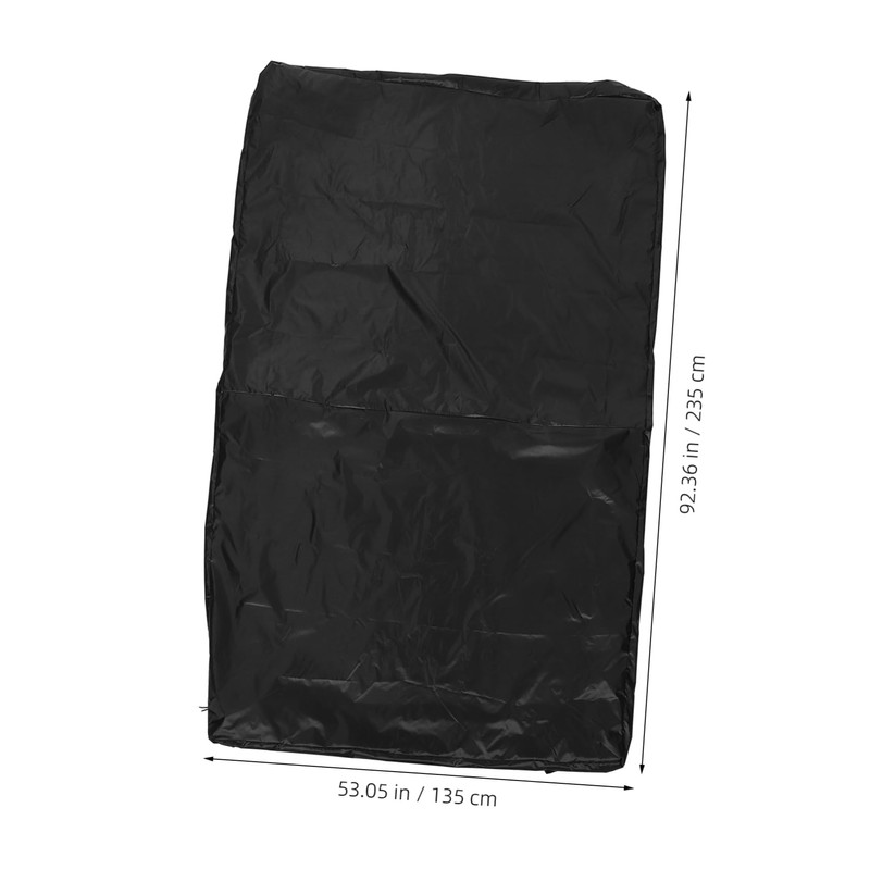 BESPORTBLE Billiard Table Cover Oxford Pool Table Protector Black Dust