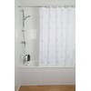 Croydex Stellar Water-Resistant Textile Shower Curtain, 1800 x 1800mm