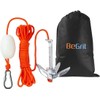 BeGrit Kayak Anchor 1.5 lb Small Boat Anchor Kit Folding