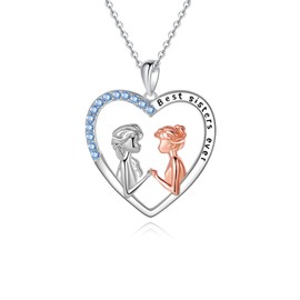 Sister Pendant Jewelry Gifts from Sister Sterling Silver Sister Necklace Sister Necklace Jewelry Birthday Gifts for Friend Sister Female Women