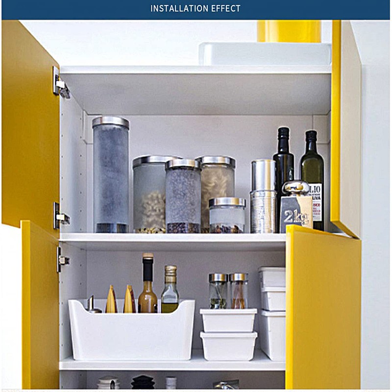 Kitchen Soft Close Cabinet Hinges, Kitchen Cabinet Frameless Hinges,4 Pcs