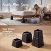Bed Risers 8-Pack - Stackable Furniture Lifts for 3, 5