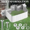 Hicarer 6 Sets Gutter Downspout Straps 2x3 and Downspout Wall