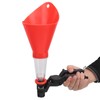 Engine Oil Funnel with Adjustable Fixed Bracket Drip Free Filling