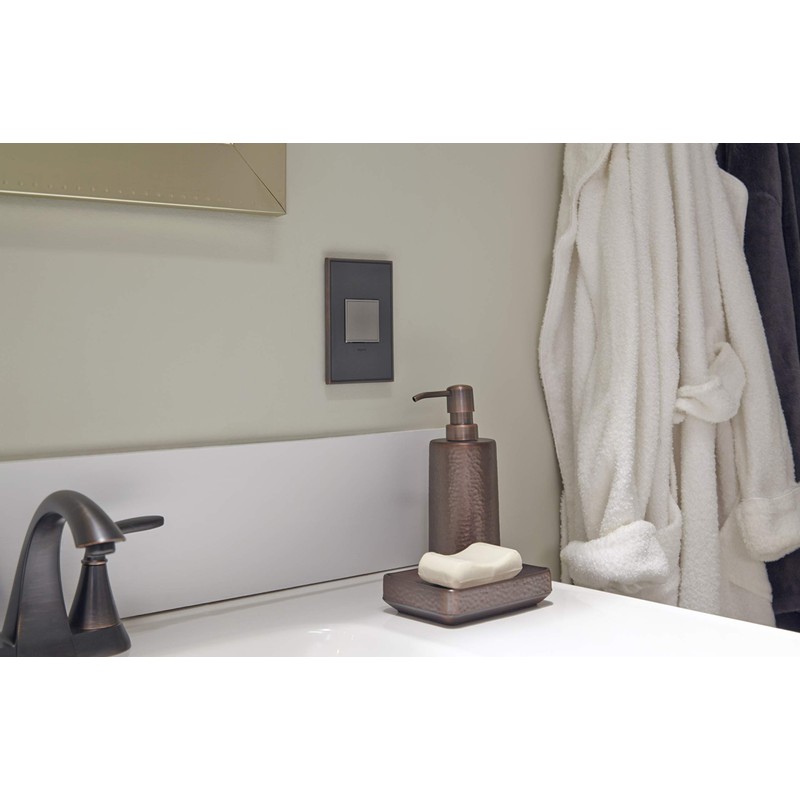 Legrand adorne 15Amp 1-Gang Pop-Out Outlet in Magnesium, ARPTR151GM2