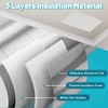 Chiligent Insulation Cover for Vents, Foam Thermal Insulation with Veclro