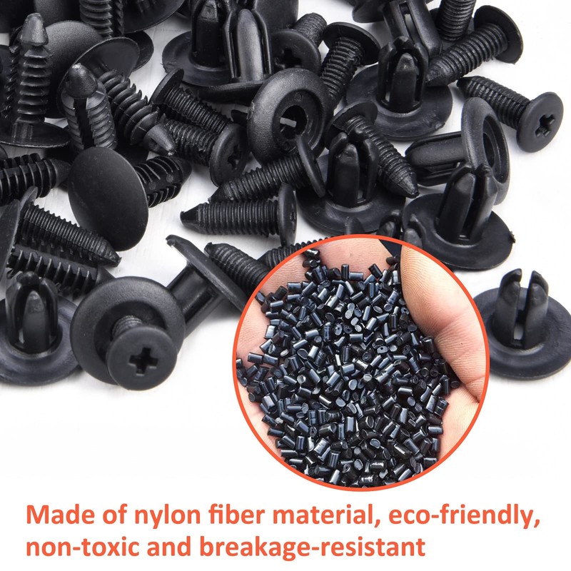 Car Retainer Clips, Preciva 140pcs Plastic Fasteners, Universal Auto Car