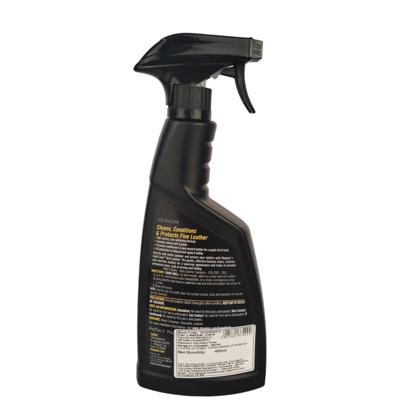 Meguiar's Gold Class Rich Leather Cleaner & Conditioner - 15.2