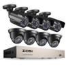 ZOSI 8CH Security Camera System Full 1080P HD-TVI Video DVR