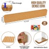 AYZTKUX 6 Pack Corkboard Strips for Walls, Self Adhesive Thick