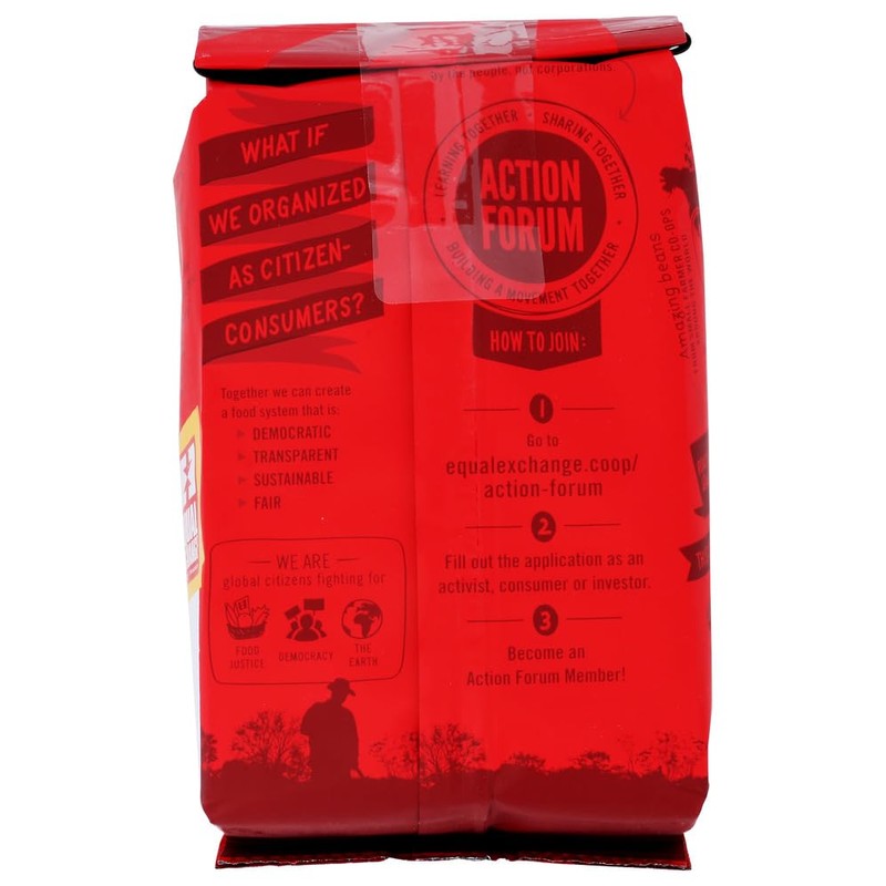 Equal Exchange Love Buzz Blend Organic Coffee Ground, 10-Ounce Packages