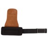 2PCS Weight Lifting Grips with Wrist Straps Cowhide SBR Full