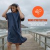 Nivofu Poncho de Surf con Capucha - Toalla Cambiante, Bata