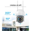 1080P Smart WiFi Camera System Waterproof Wireless Monitor Camera 355°Rotatable