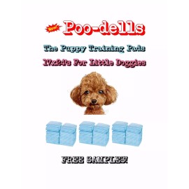 Poo-dells 300-17x24" Poo-dells the Lightweight Puppy Training Pads Made for Little Doggies