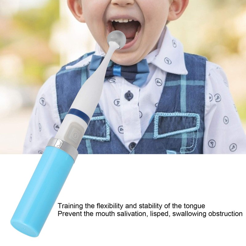 Electric Tongue Muscle Training Device, Oral Massage Stimulation Stick, Speech