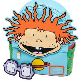 Loungefly Nickelodeon Rugrats Chuckie Cosplay Women's Backpack With Removable Glasses