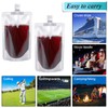 Plastic Flasks 24 PCS, 8 Oz Concealable and Reusable Drink