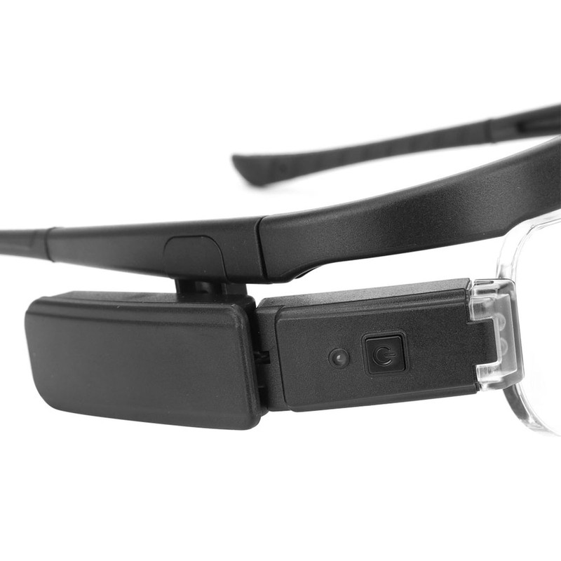 Professional 4.5X Rechargeable Head Mount Magnifying Glasses LED Magnifier for