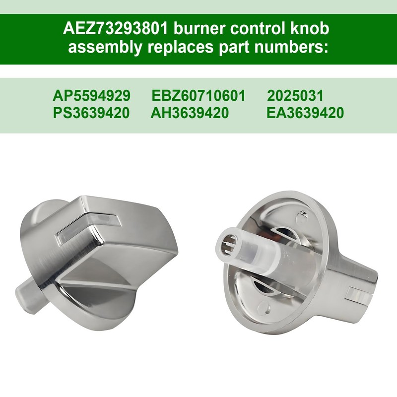 5 Pack AEZ73293801 Burner Control Knob Replacement,Compatible with LG Range/Stove