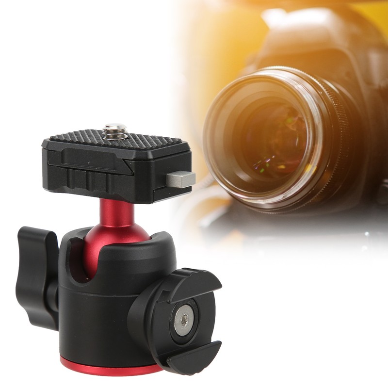 Tripod Ball Heads Metal 360 Degree Rotating with Cold Shoe
