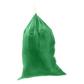 Premium Heavy-Duty Nylon Laundry Bag - Clothes Hamper w/Drawstring - Home & College Essentials Green (29"x40")