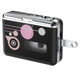 Portable Cassette Player, USB Cassette to MP3 Converter, Cassette Audio Music to Digital Converter with Headphones, No PC Required