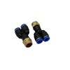 Pneumatic Y-Multiple Socket Fitting 1/2 Inch - 8 mm IQS