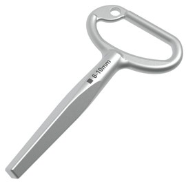 Millenium Works Conical Square Key with External Square | Square Socket Wrench | External Square Key | 6-10 mm