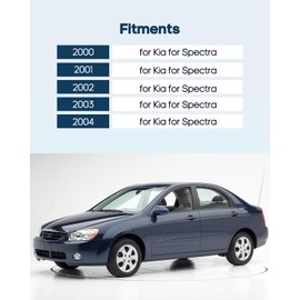 ECCPP Door Handles Interior Inner Inside Front Rear Passenger Driver Side Replacement for 2001 2002 2003 2004 for Kia Spectra Gray(4pcs)