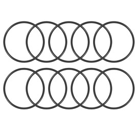 sourcing map Pack of 10 Rubber O Rings 105 mm AD 95 mm ID 5 mm Width Metric Seal