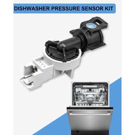 Dishwasher Pressure Sensor Kit Fit for Electrolux Frigidaire Dishwasher Replace 5304504077 AP5989311 A00055406 A00055401 PS11731946