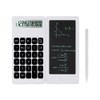 Desk Calculator, Desktop Small Calculator with Writing Notepad, Basic 4-Function