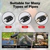 XDENGP Pipe Repair Clamp 1 inch, Water Pipe Leak Repair