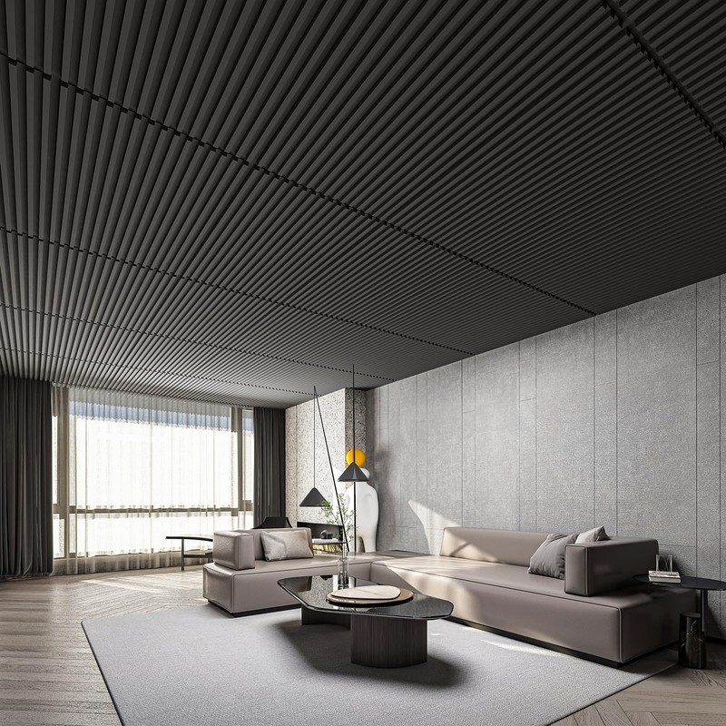 Art3d 6-Pack Slat Design 3D Wall Panels for Interior Wall