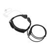 Telescopic Throat Vibration Microphone Earphone Headphone for Walkie Talkie Radio