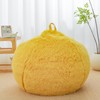 Yellow Bean Bag Chair Covers - Comfy Plush Fluffy, Anti-Slip,