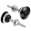 2 Pcs Quick Release Bumper Universal Aluminum Vehicle Hood Pins