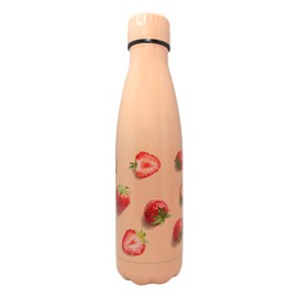 NERTHUS FIH 707 Double Wall Insulated Bottle for Hot and Cold Stainless Steel Hearts Design 500 ml BPA Free, 18/8