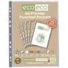 Lotus A4 Premier Punched Pockets-Ultra-Durable 90 Micron Transparent Poly Wallets