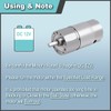 JYUDAUFU DC 12V 12RPM Gear Micro Motor High Torque Electric