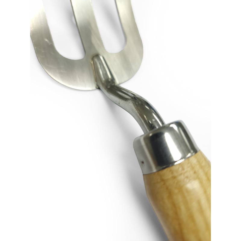 Greenman Light Weight Weeding Fork Stainless Steel Ash Handled 5
