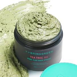 Bringgreen Tea Tree Cica Pore Clay Pack Strong 100g / 브링그린 티트리 시카 포어 클레이팩 스트롱 100g