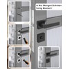 AwmnSrman Handle Set Toilet Bathroom Door Lock Cube Door Handles