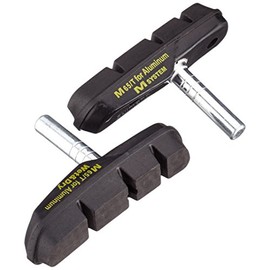 SHIMANO Unisex M65t Brake Shoes, Black, 1 Pair EU