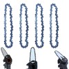 Pack of 4 Chainsaw Chains, Replacement Chains, 6 Inch Mini