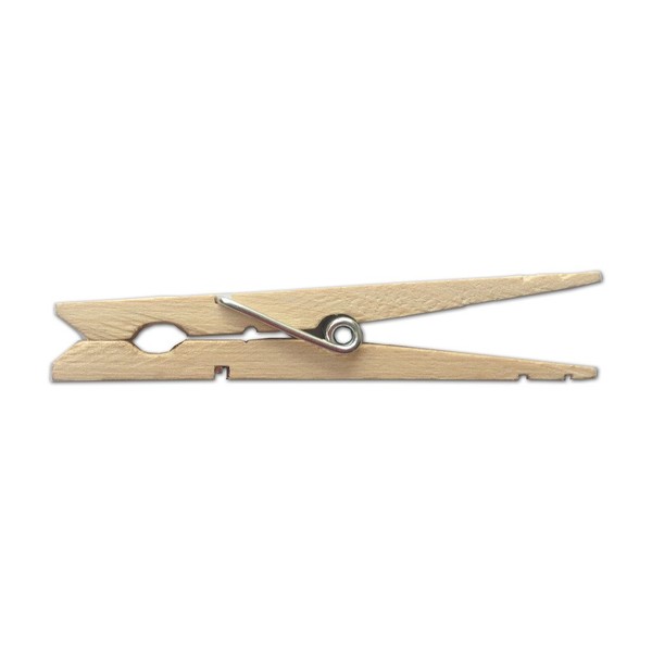 LWR CRAFTS Craft Wooden Large Clothespins, 8.4cm Length, 30 Pieces